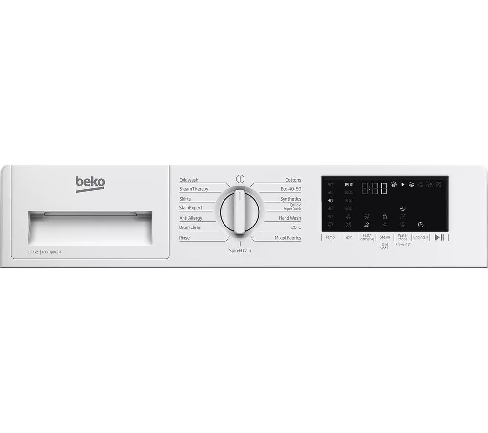 BEKO WTIK72121 Integrated 7 kg 1200 Spin Washing Machine