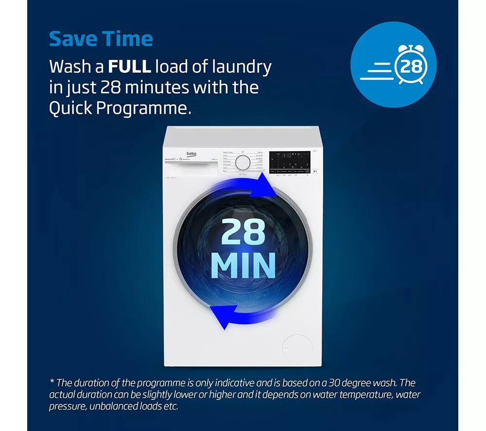 BEKO WTIK72121 Integrated 7 kg 1200 Spin Washing Machine