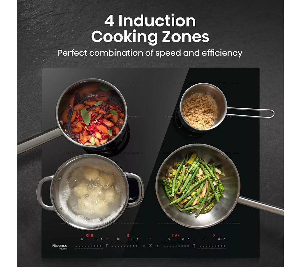 HISENSE HI6442BSCE 60 cm Electric Induction Hob - Black