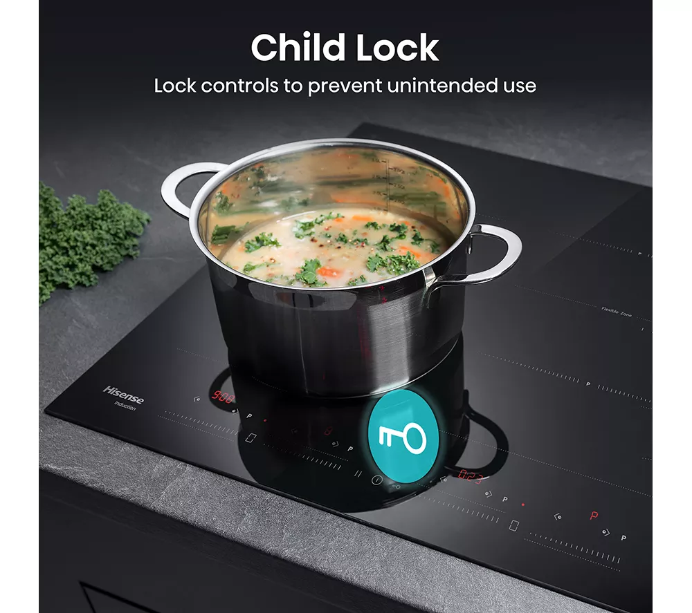 HISENSE HI6442BSCE 60 cm Electric Induction Hob - Black