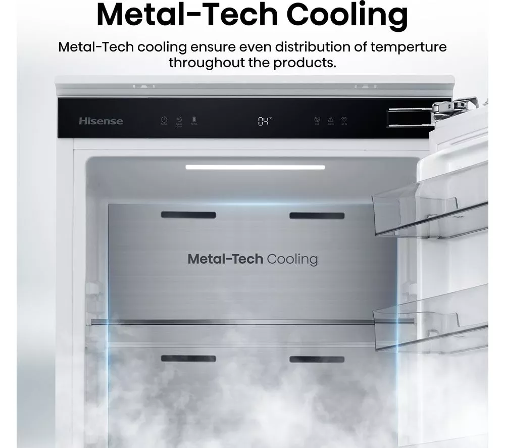 HISENSE RL3B303SAWE Integrated Tall Fridge - Fixed Hinge