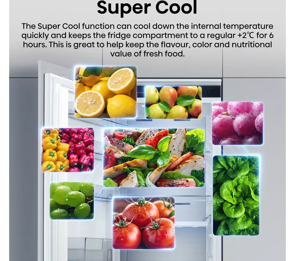 HISENSE RL3B303SAWE Integrated Tall Fridge - Fixed Hinge