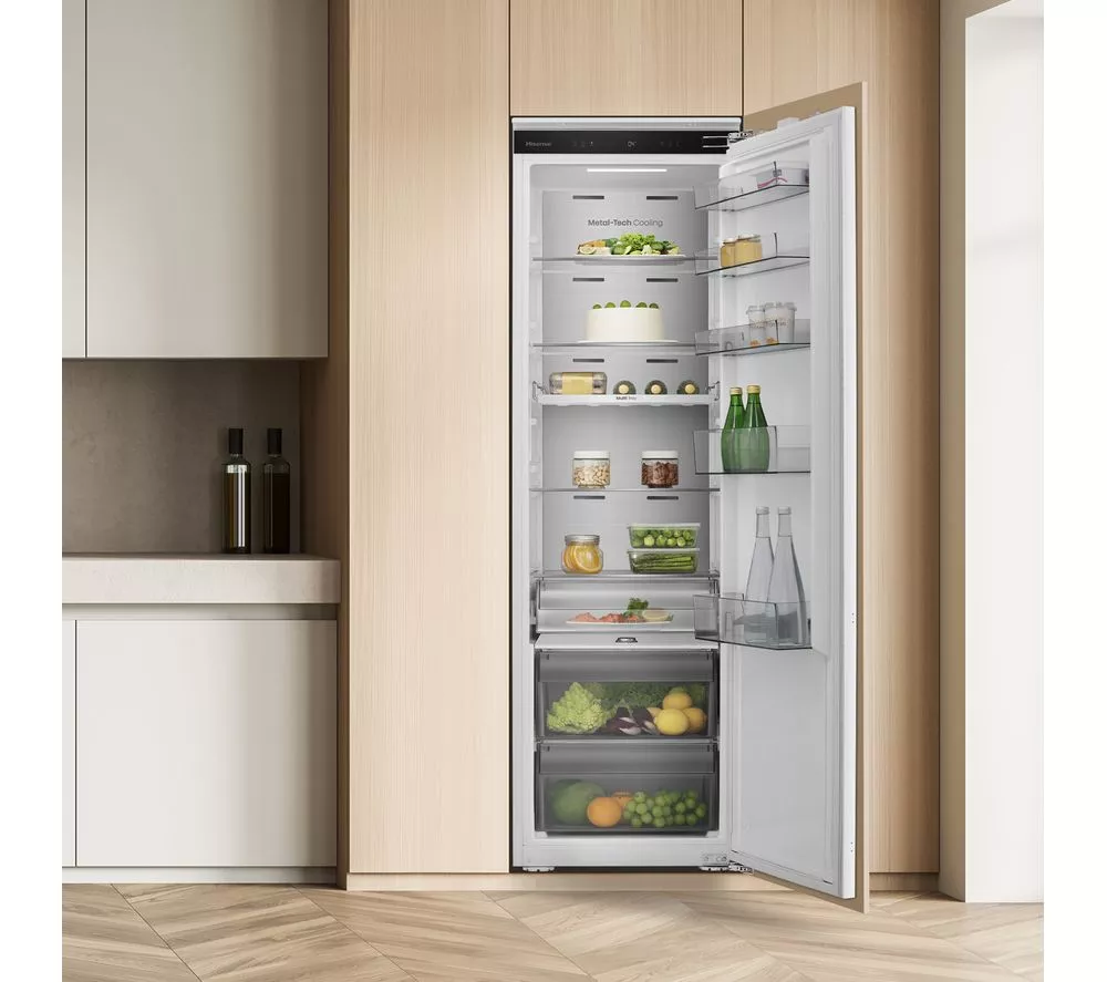 HISENSE RL3B303SAWE Integrated Tall Fridge - Fixed Hinge