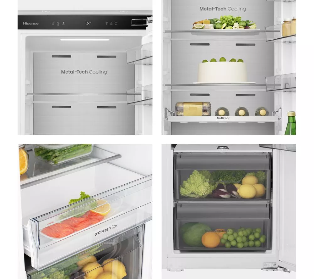 HISENSE RL3B303SAWE Integrated Tall Fridge - Fixed Hinge
