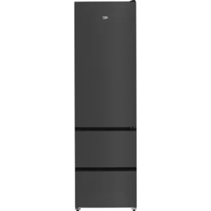 BEKO Pro HarvestFresh GNE4603VPZ 70/30 Fridge Freezer - Black Steel