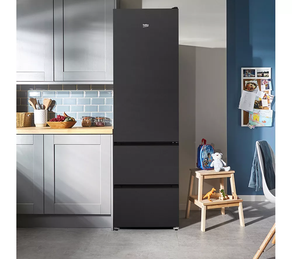 BEKO Pro GNE4603VA 70/30 Fridge Freezer - Anthracite