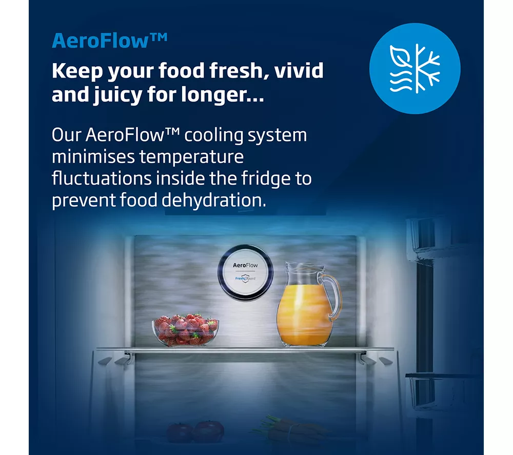 BEKO Pro GNE4603VA 70/30 Fridge Freezer - Anthracite