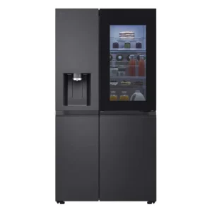 LG InstaView GSXE90EVDD American-Style Smart Fridge Freezer - Essence Black Steel