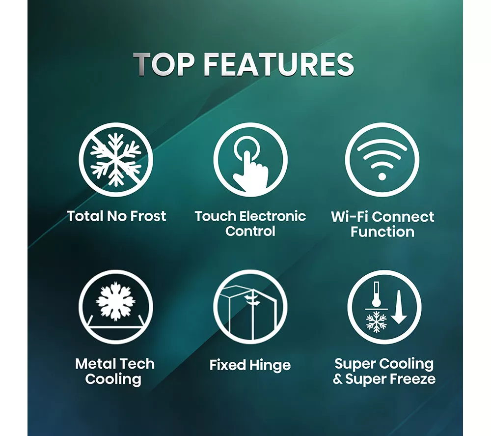 HISENSE FT3B213SAWE Integrated Tall Freezer - Fixed Hinge