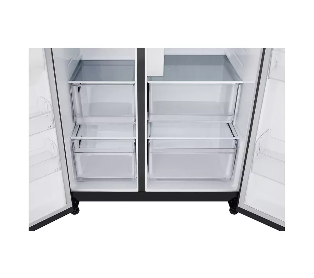 LG NatureFRESH GSJC40EPPE American-Style Fridge Freezer - Matte Black