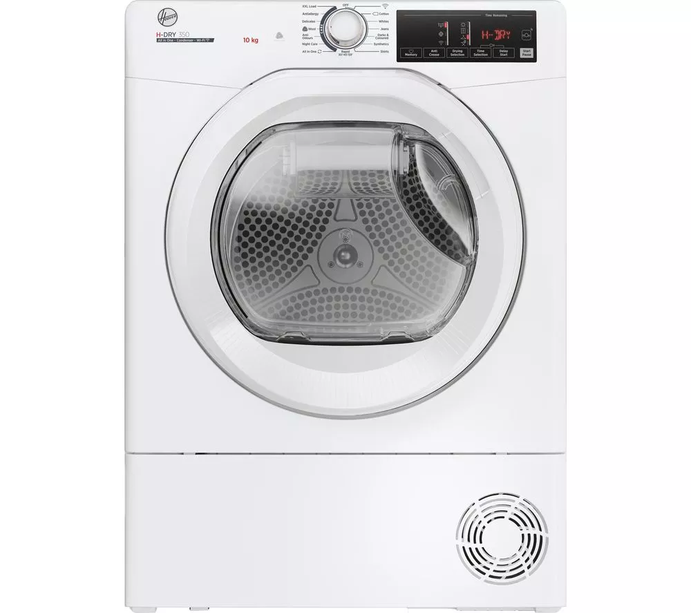 HOOVER H-Dry 350 HRE HRE C10TE-80 WiFi-enabled 10 kg Condenser Tumble Dryer - White