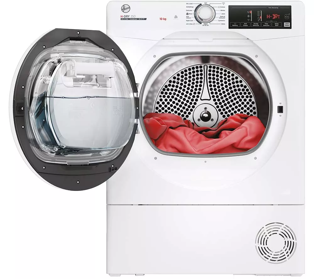 HOOVER H-Dry 350 HRE HRE C10TE-80 WiFi-enabled 10 kg Condenser Tumble Dryer - White