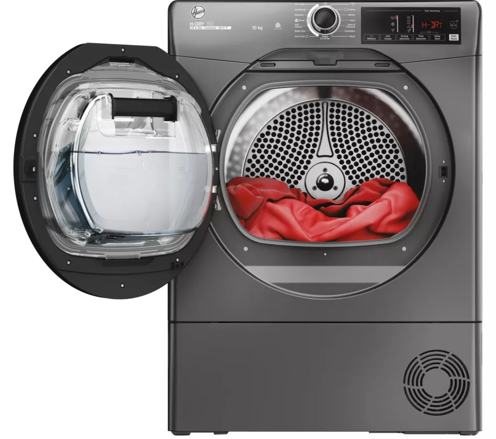 HOOVER H-Dry 350 HRE C10TBER-8 WiFi-enabled 10 kg Condenser Tumble Dryer - Graphite