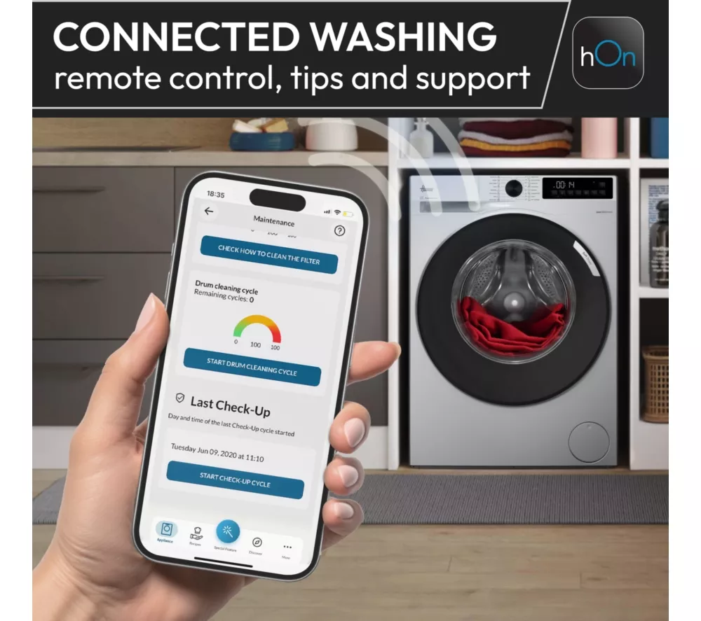 HOOVER H-Dry 350 HRE C10TBER-8 WiFi-enabled 10 kg Condenser Tumble Dryer - Graphite
