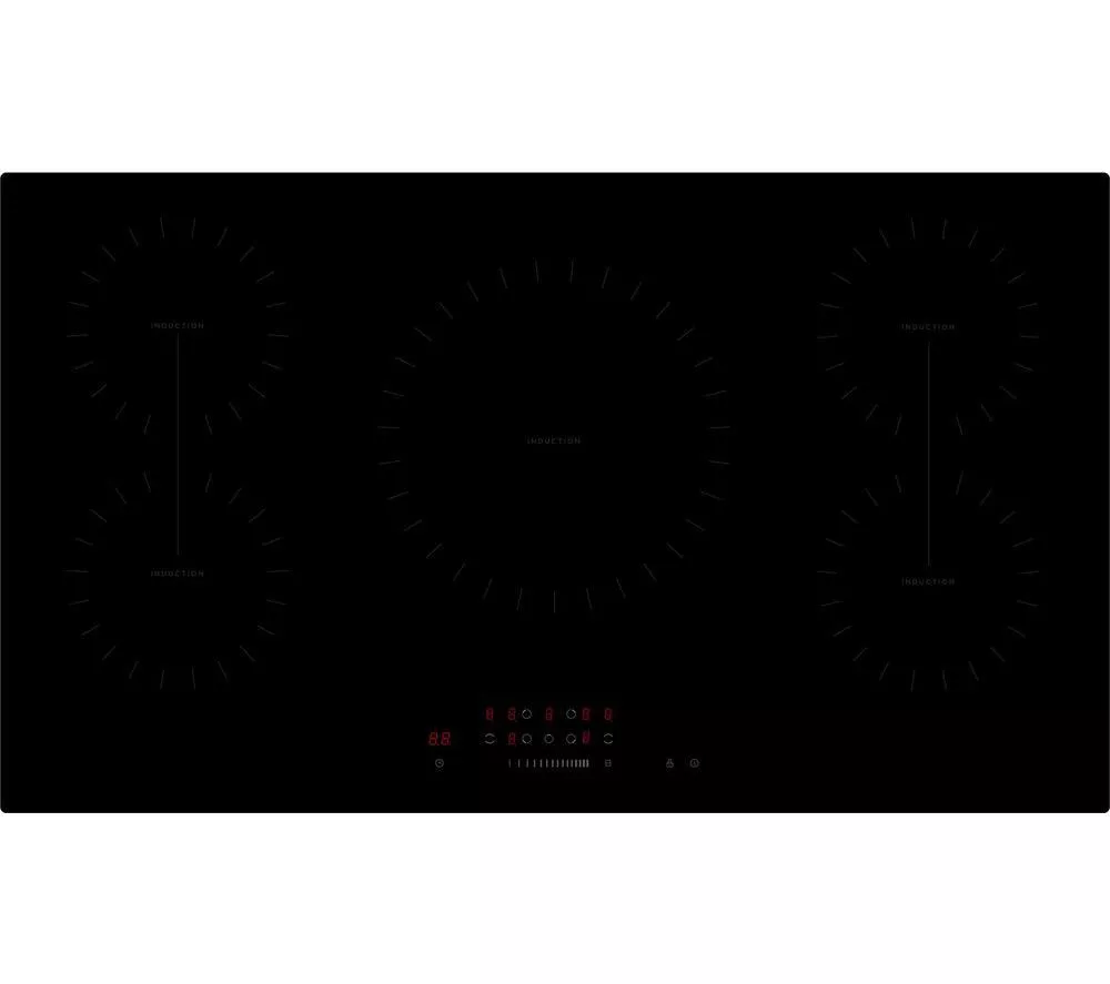 MONTPELLIER MINH90 90 cm Electric Induction Hob - Black