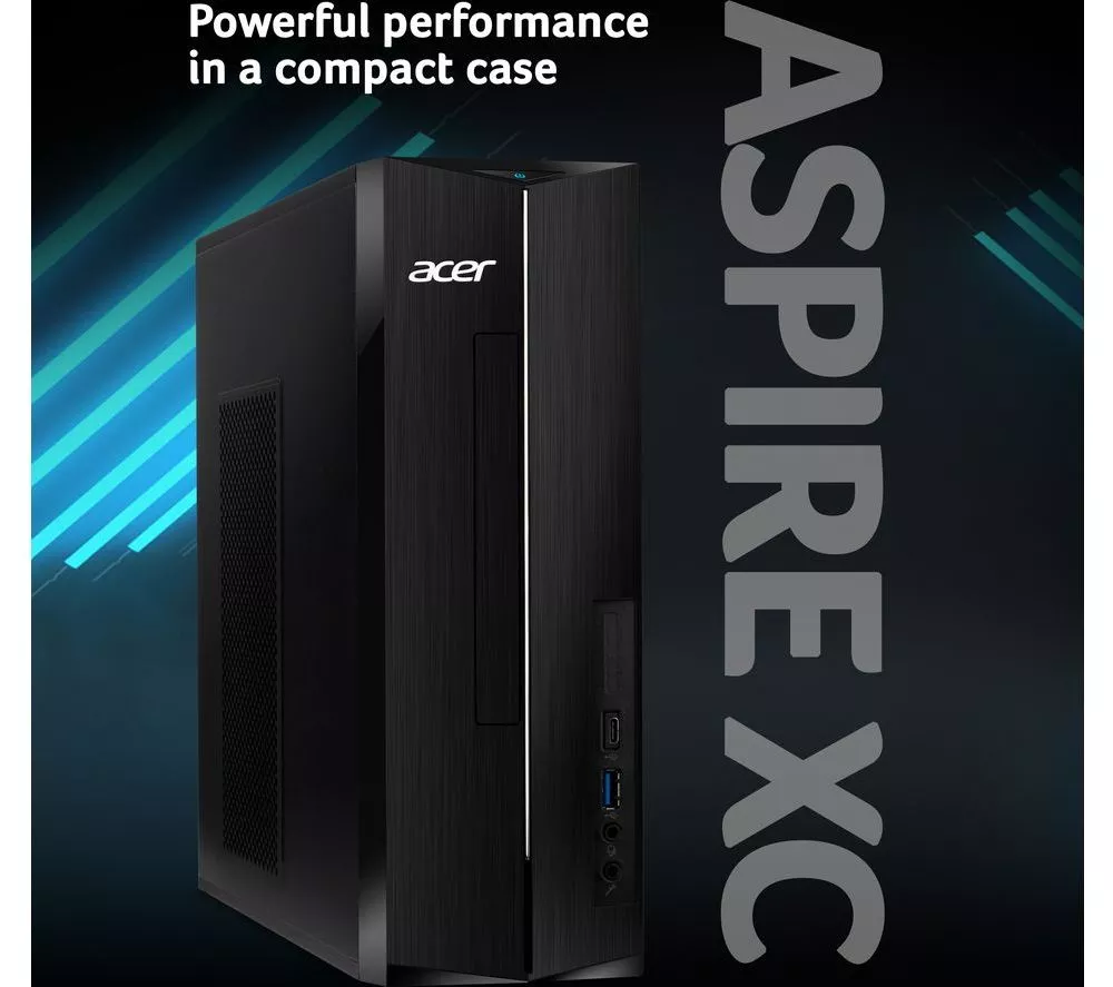 ACER Aspire XC-1710 Desktop PC - Intel® N100, 256 GB SSD, Black