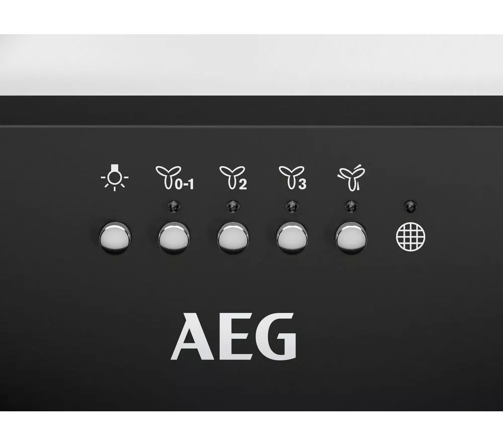 AEG DGE5661HB Canopy Cooker Hood - Matt Black