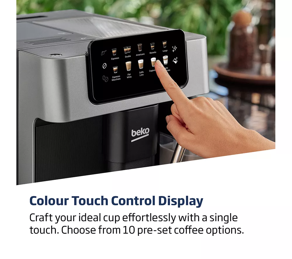 BEKO CaffeExperto CEG7304X Bean to Cup Coffee Machine - Silver