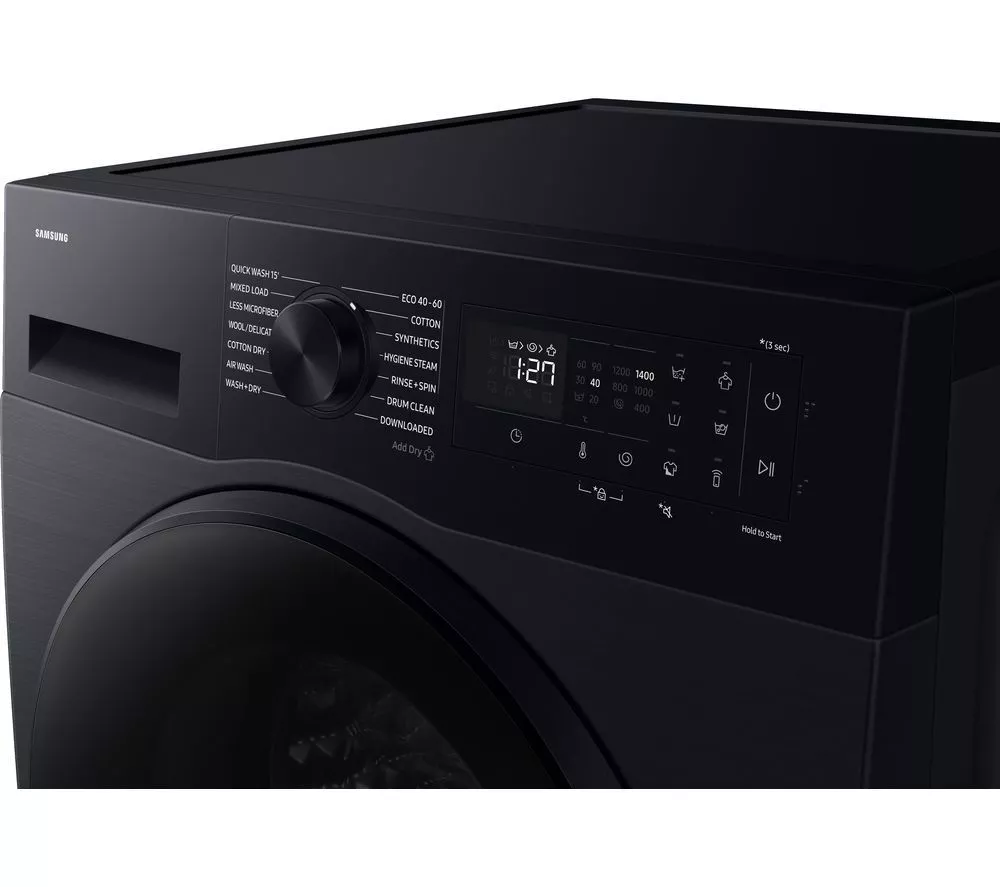 SAMSUNG Series 5 AI Energy WD11DG5B15BBU1 WiFi-enabled 11 kg Washer Dryer - Black