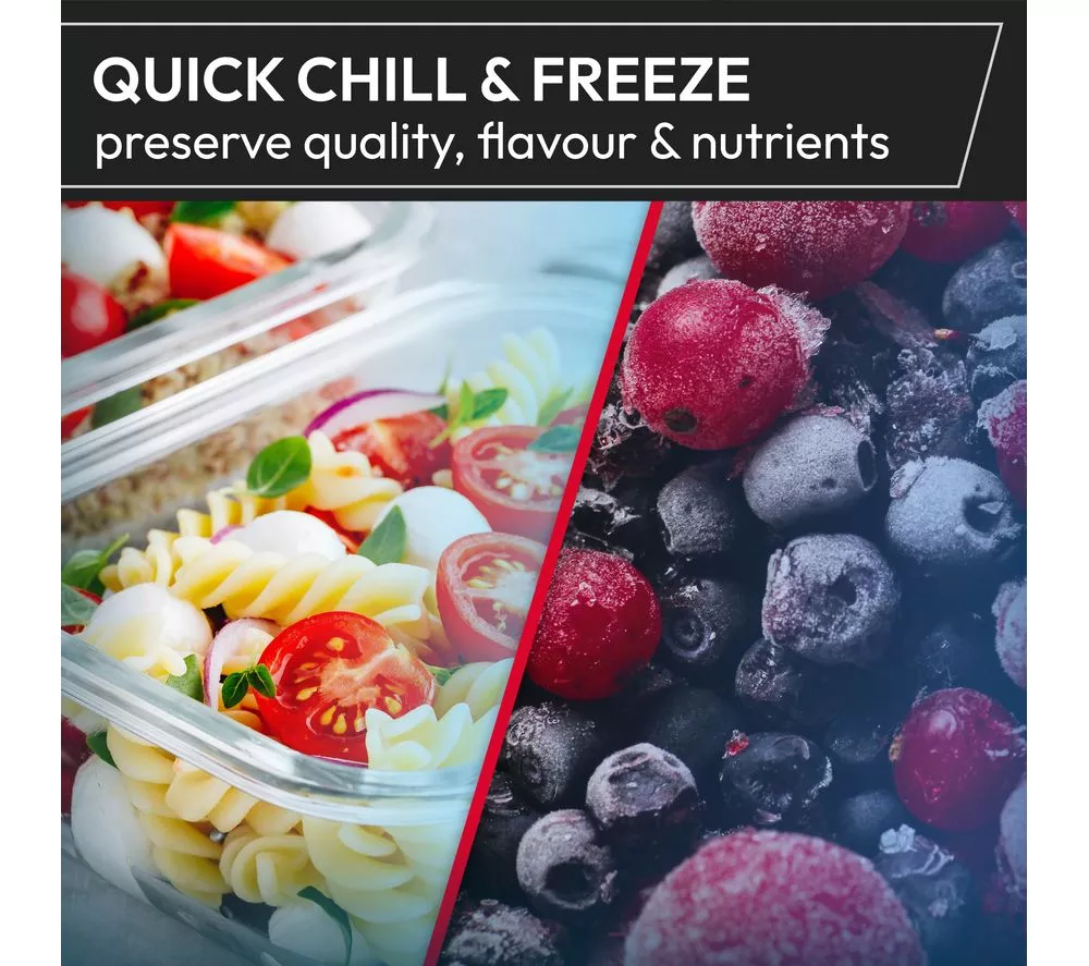 HOOVER H-Combi 500 HONCQ4T620EWXK Smart 70/30 Fridge Freezer - Silver