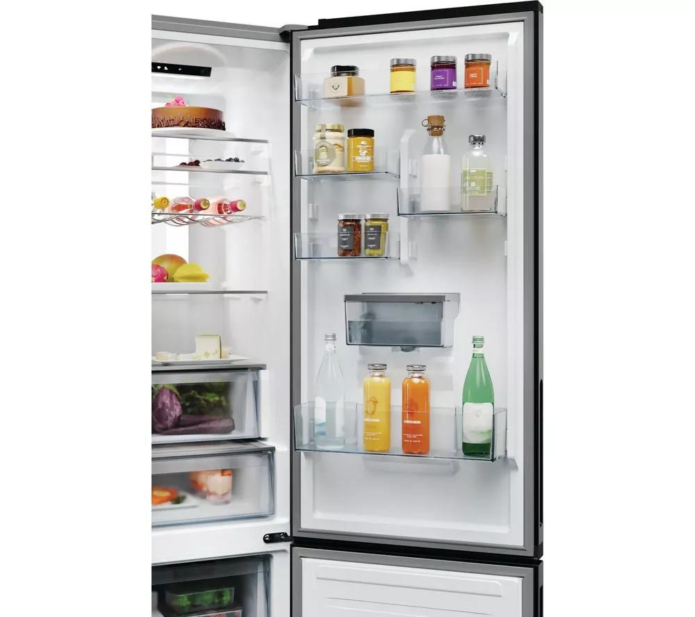 HOOVER H-Combi 500 HONCQ4T620EWXK Smart 70/30 Fridge Freezer - Silver