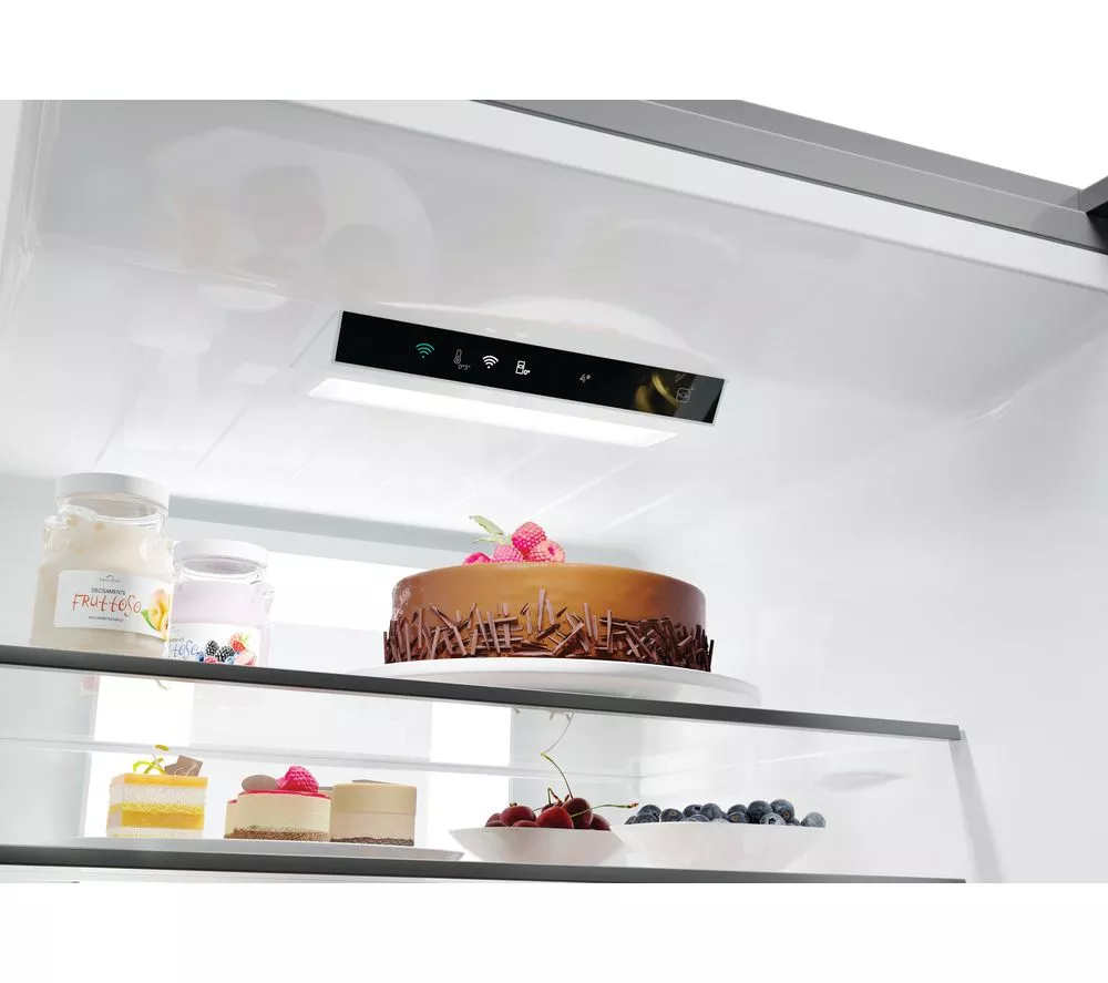 HOOVER H-Combi 500 HONCQ4T620EWXK Smart 70/30 Fridge Freezer - Silver