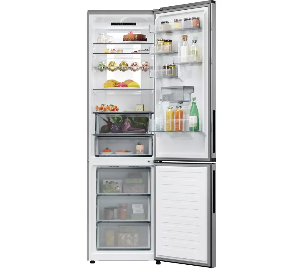 HOOVER H-Combi 500 HONCQ4T620EWXK Smart 70/30 Fridge Freezer - Silver