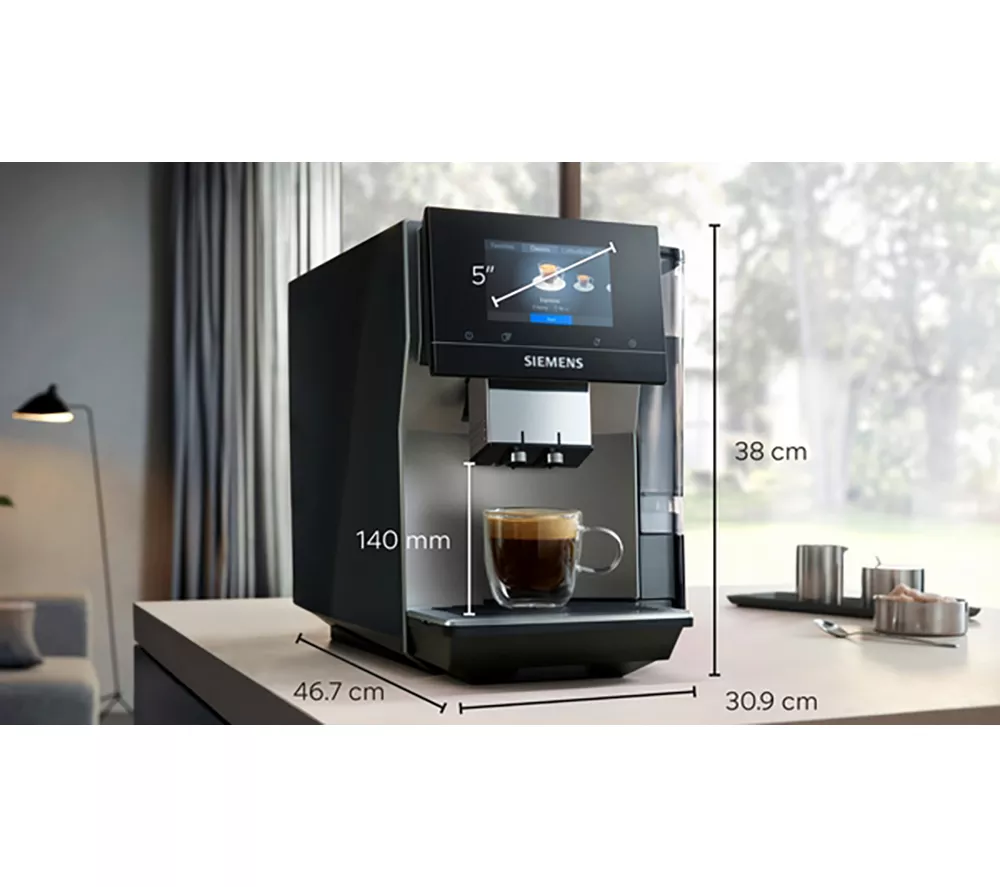 SIEMENS TP715GB1 EQ700 Smart Bean to Cup Coffee Machine - Graphite