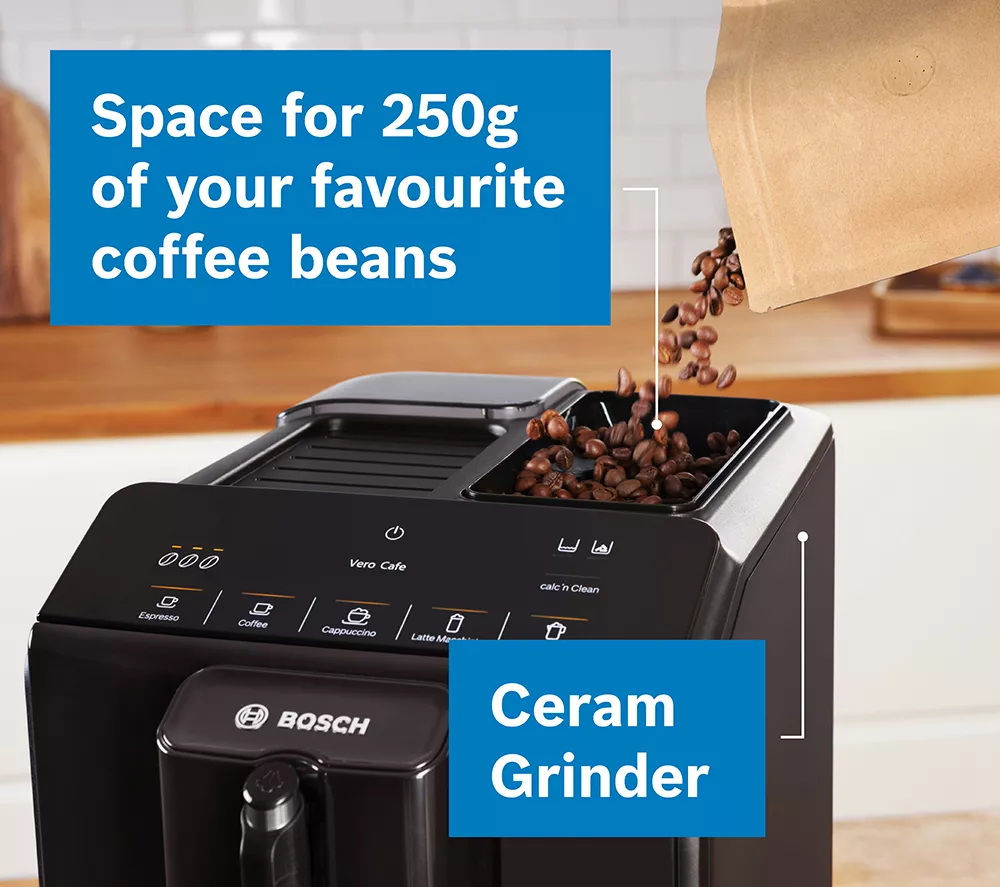 BOSCH Series 2 VeroCafe TIE20119 Bean to Cup Coffee Machine - Piano Black