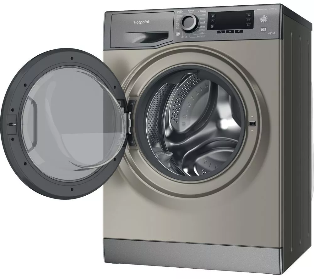 HOTPOINT ActiveCare NDD 86448 GDA 8 kg Washer Dryer - Graphite