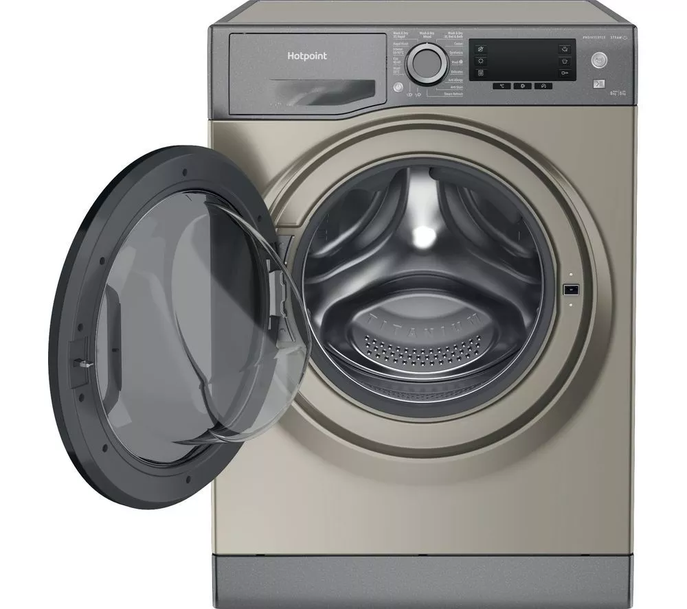 HOTPOINT ActiveCare NDD 86448 GDA 8 kg Washer Dryer - Graphite