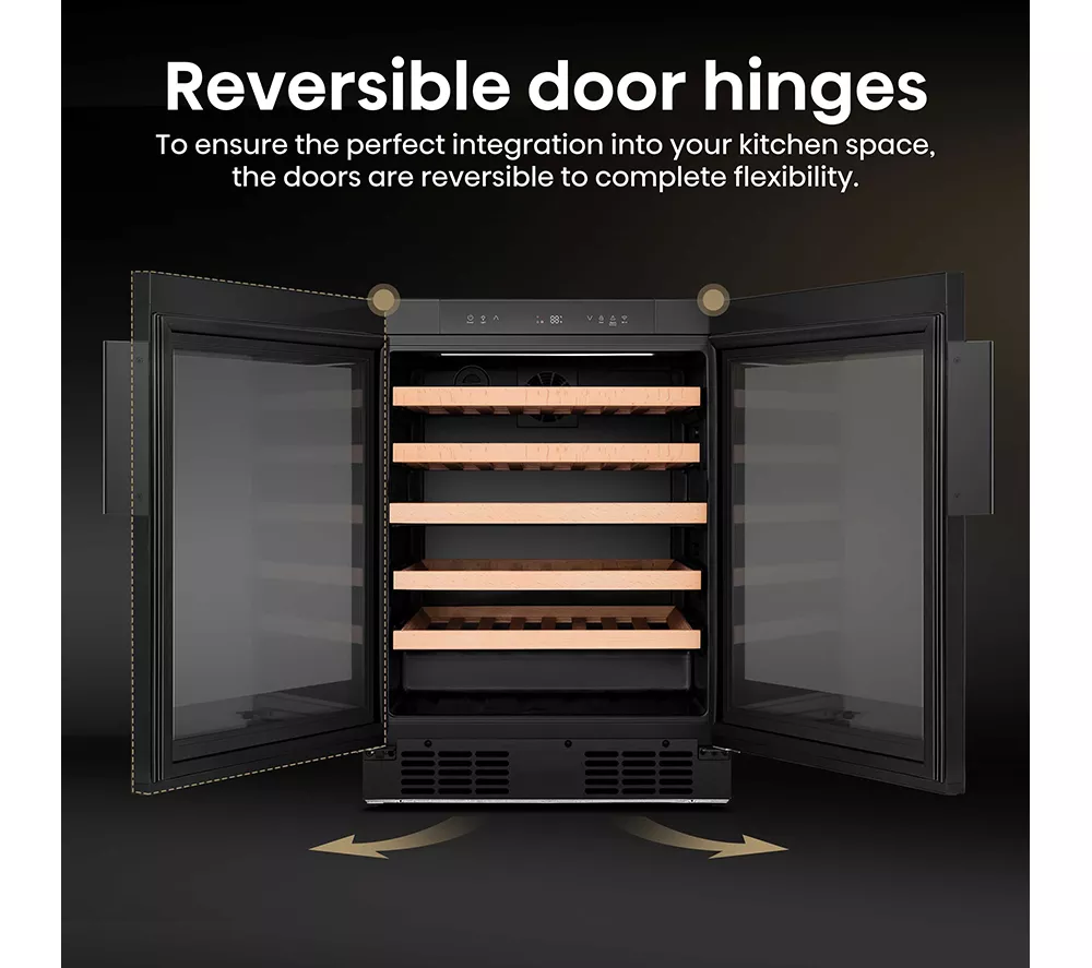 HISENSE RW3N132GSLF Wine Cooler - Black