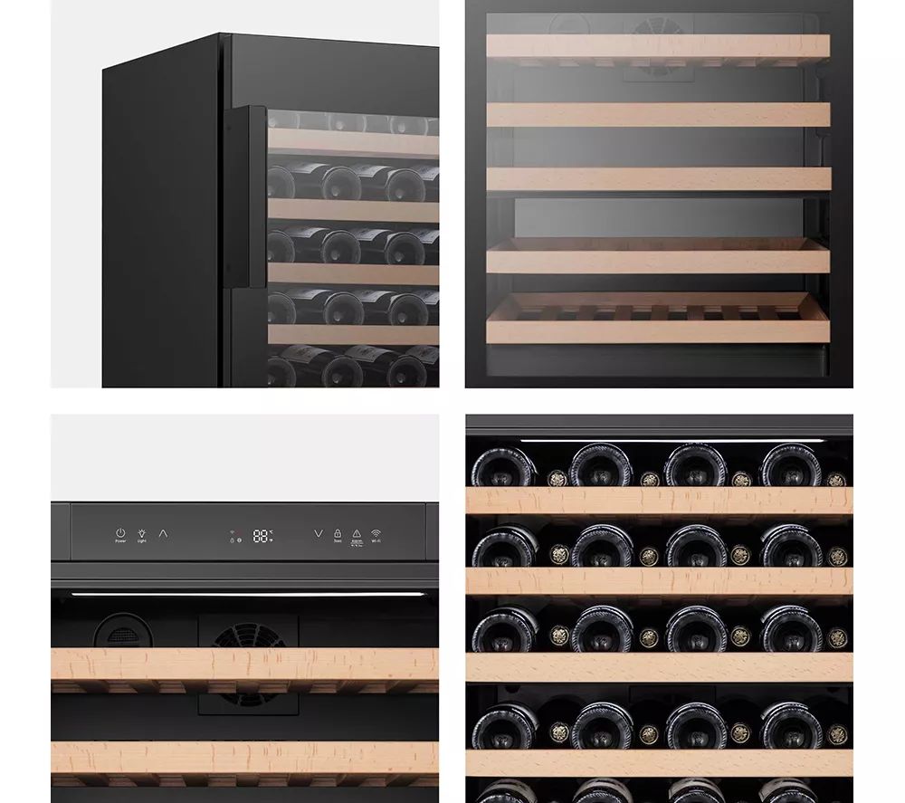HISENSE RW3N132GSLF Wine Cooler - Black