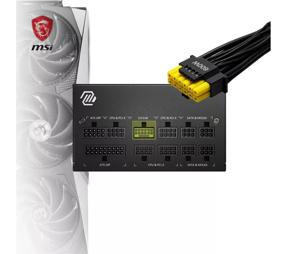 MSI MEG Ai1300P PCIE5 Modular ATX PSU - 1300 W