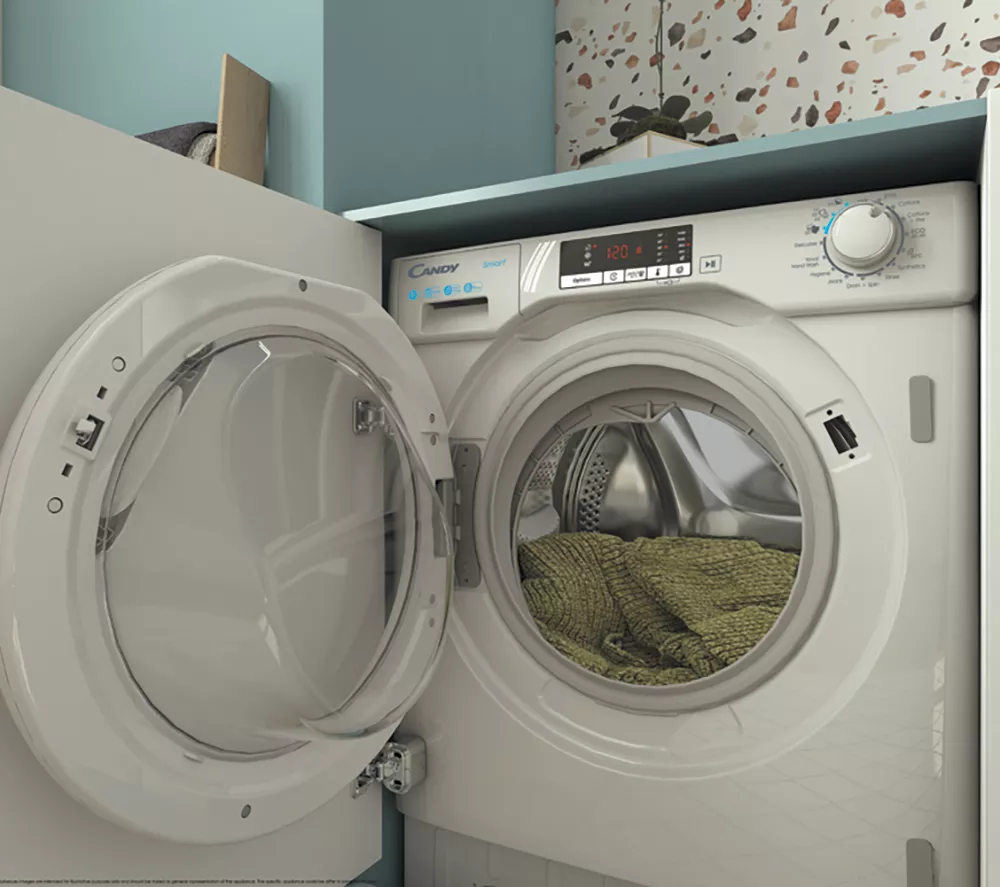 CANDY CSD49TWM5/1-80 Autodose Integrated 9 kg 1400 Spin Washing Machine