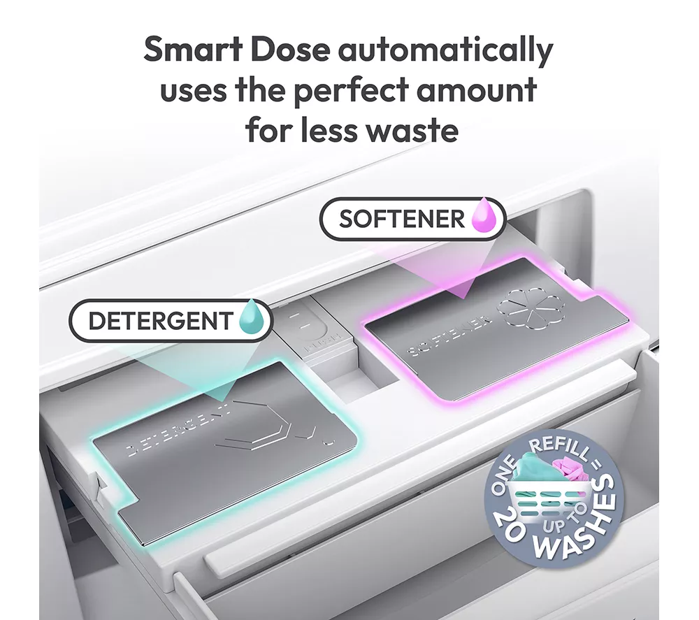CANDY CSD49TWM5/1-80 Autodose Integrated 9 kg 1400 Spin Washing Machine