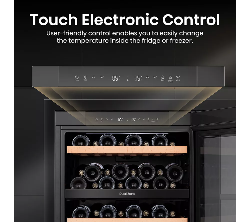 HISENSE RW3N122GSLF Wine Cooler - Black