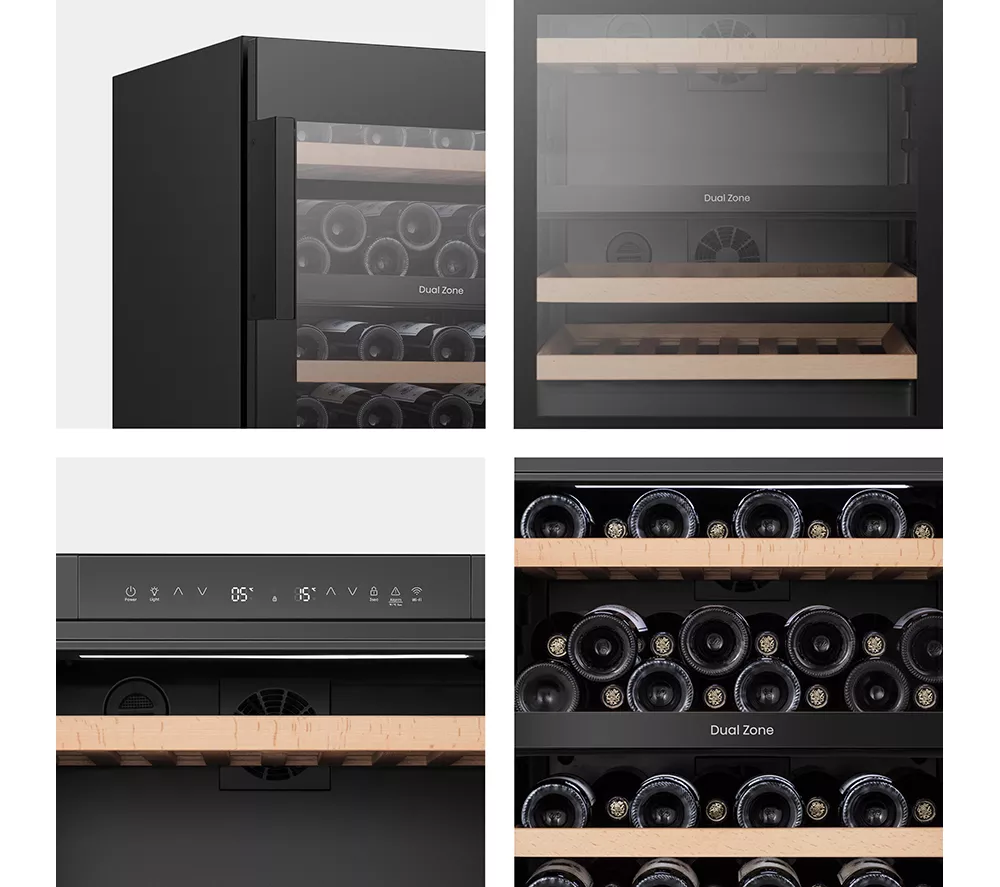 HISENSE RW3N122GSLF Wine Cooler - Black