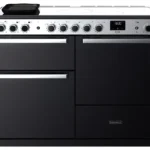 RANGEMASTER Edge Deluxe EDDL110EIGBLK/CM1 110 cm Electric Induction Range Cooker - Black & Chrome