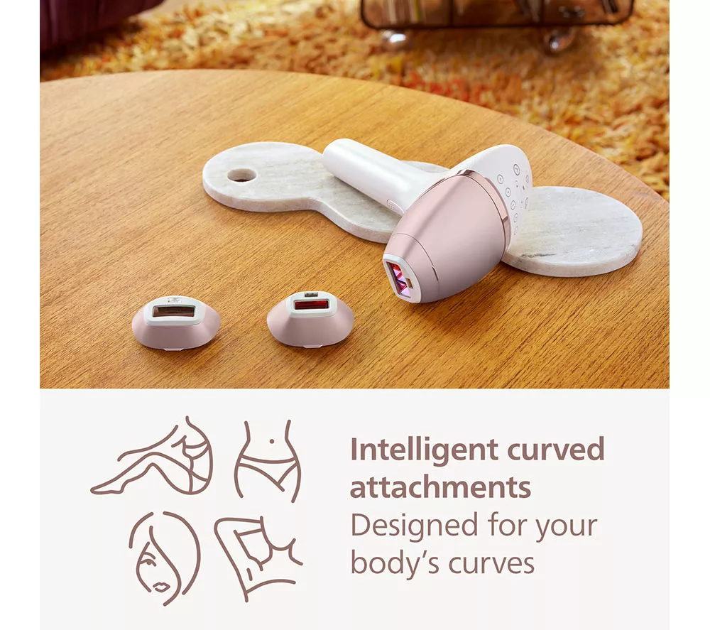 PHILIPS Lumea 9000 Series BRI955/01 Cordless IPL Hair Removal System - White & Pink