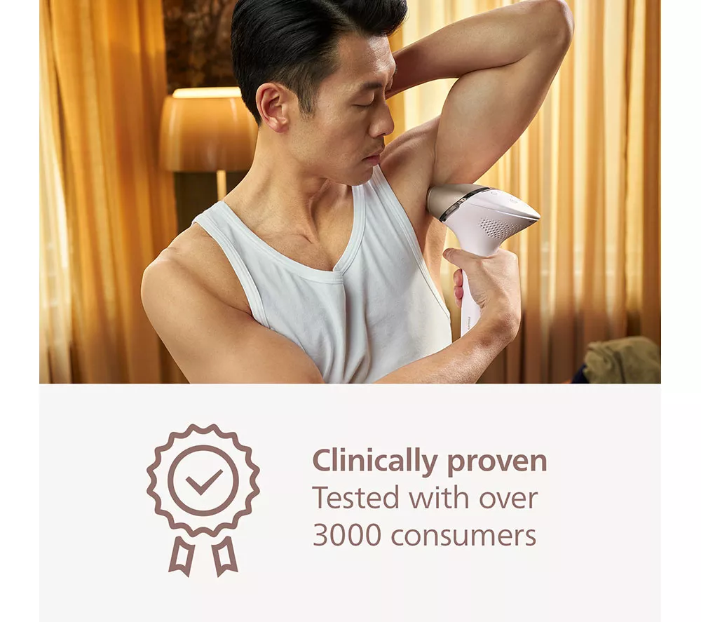 PHILIPS Lumea 9000 Series BRI955/01 Cordless IPL Hair Removal System - White & Pink