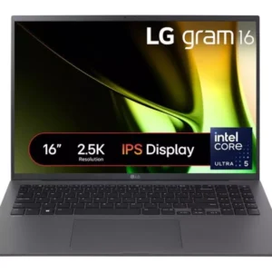 LG gram 16 16Z90S-G.AR56A1 16" Refurbished Laptop - Intel® Core™ Ultra 5, 512 GB SSD, Dark Grey (Excellent Condition)