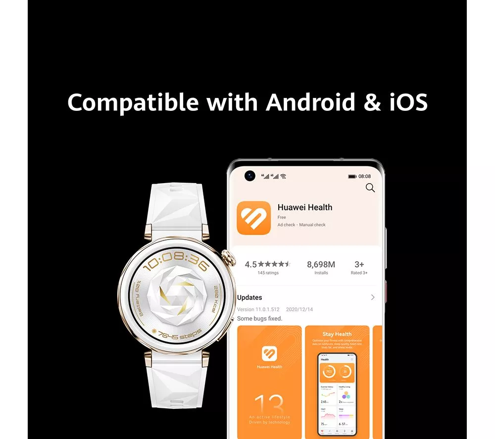 HUAWEI Watch GT 5 Pro - White Ceramic, 42 mm