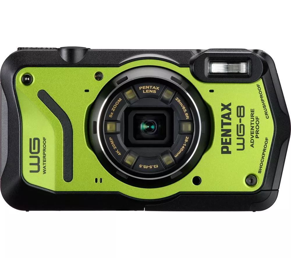 PENTAX WG-8 Tough Compact Camera - Green