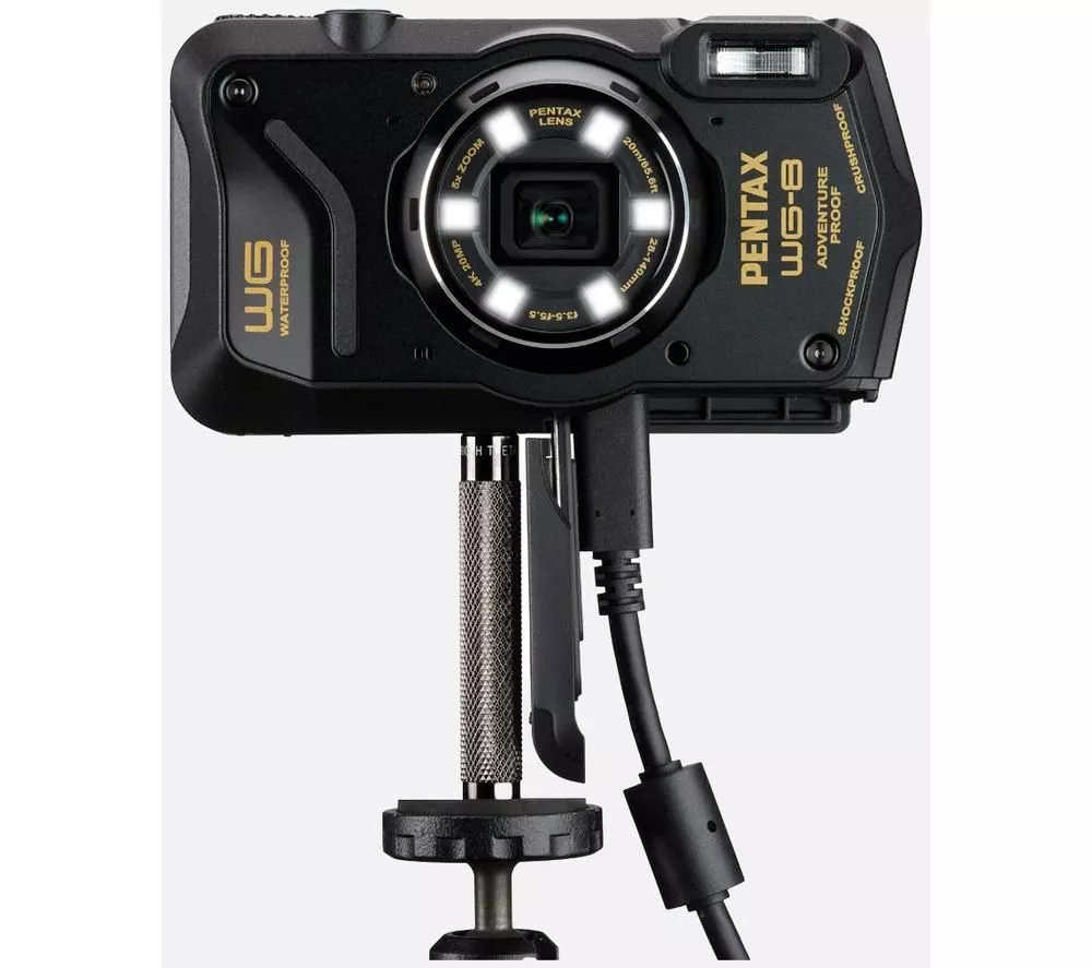 PENTAX WG-8 Tough Compact Camera - Black