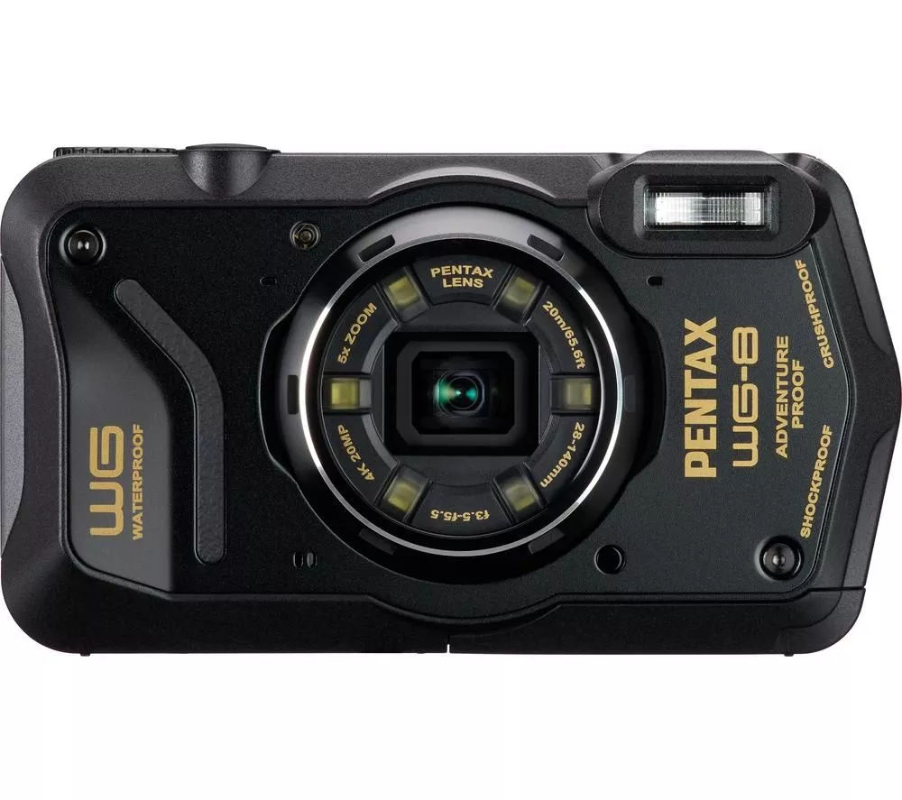 PENTAX WG-8 Tough Compact Camera - Black