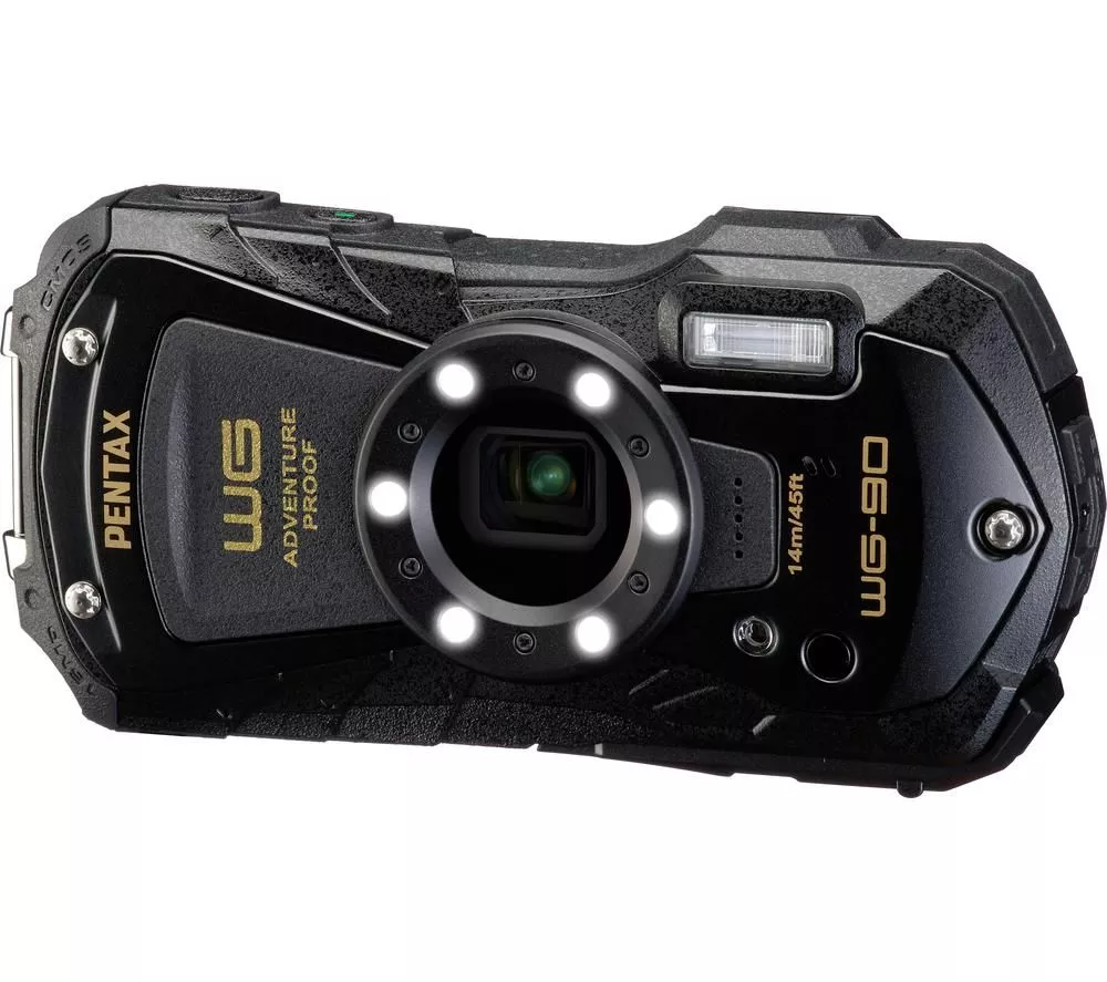 PENTAX WG-90 Tough Compact Camera - Black