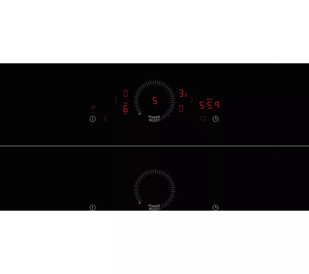 NEFF N70 V58NHQ4L0 80 cm Vented Electric Induction Smart Hob - Black