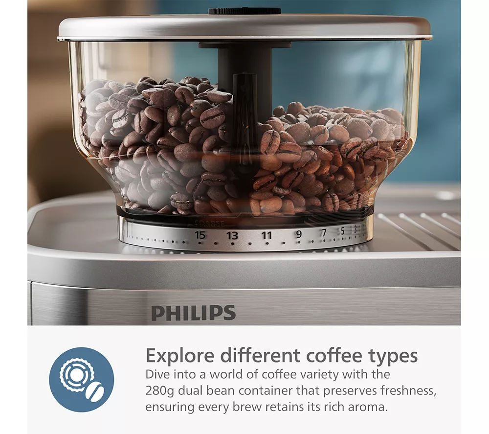 PHILIPS Barista Brew PSA3228/01 Bean to Cup Coffee Machine - Black