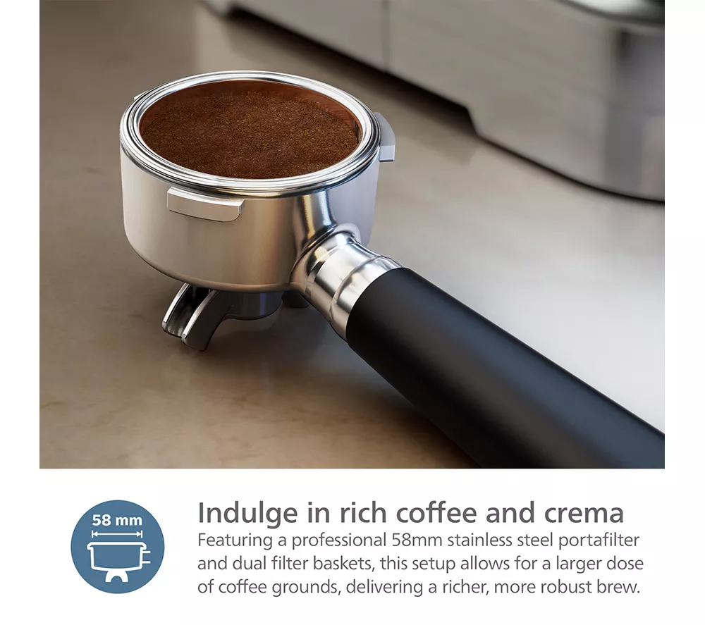 PHILIPS Barista Brew PSA3228/01 Bean to Cup Coffee Machine - Black